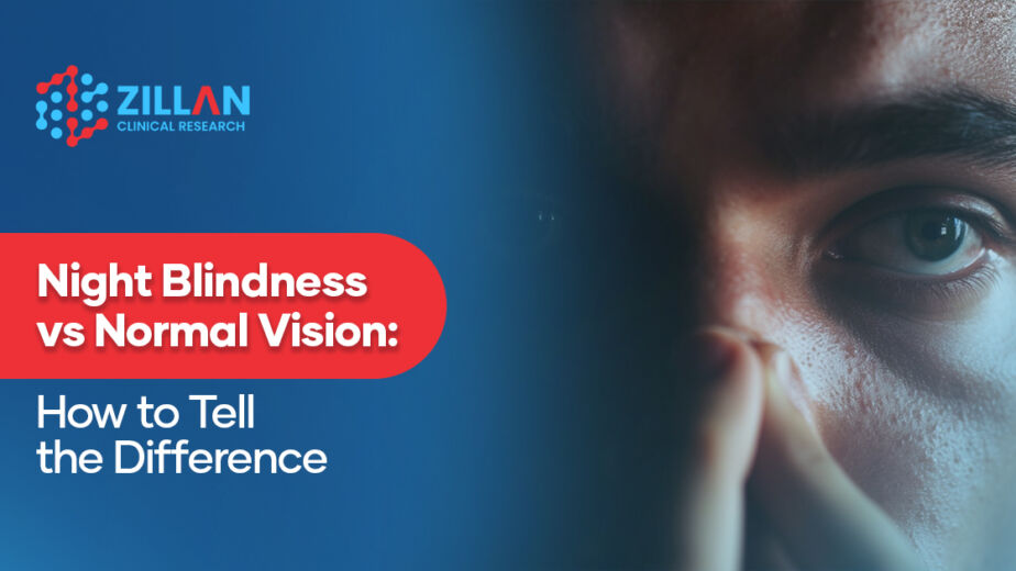Night Blindness Vs Normal Vision